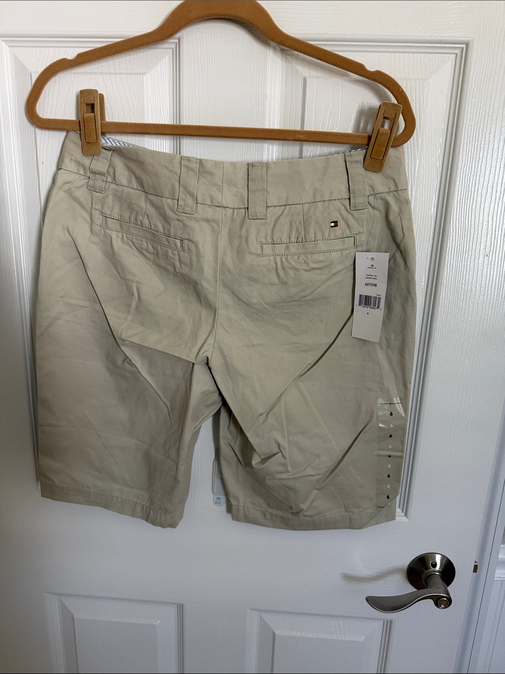 Tommy Hilfiger Beige Cotton Chino Bermuda Shorts